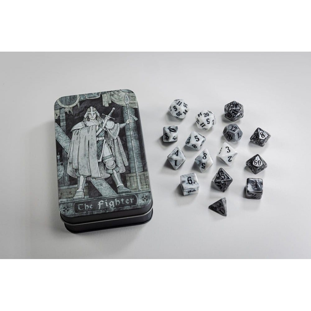 Pack dés Character Class Classic RPG Fighter (15)