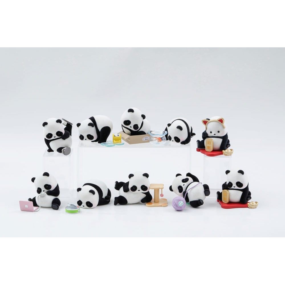 Panda Roll assortiment figurines Blind Box Panda As A Cat 7 cm (8) - type-action-figures