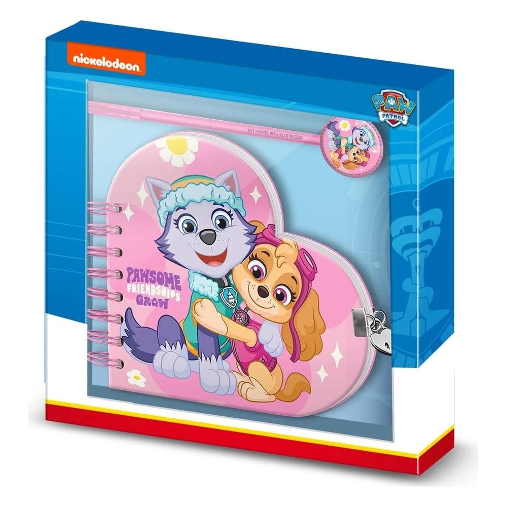 PAW Patrol carnet de notes avec stylo set cadeau Pawsome Friendships Grow - PAW Patrol