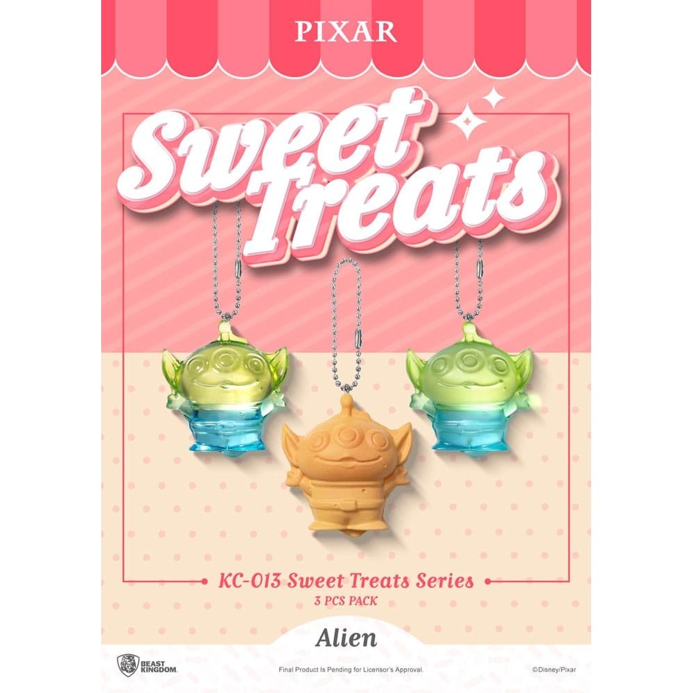 Pixar pack 3 porte-clés Sweet Treats Series 4 cm - Pixar