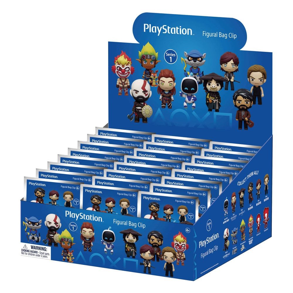 Playstation 3D présentoir porte-clés sac à dos Série 1 (24) - Sony PlayStation