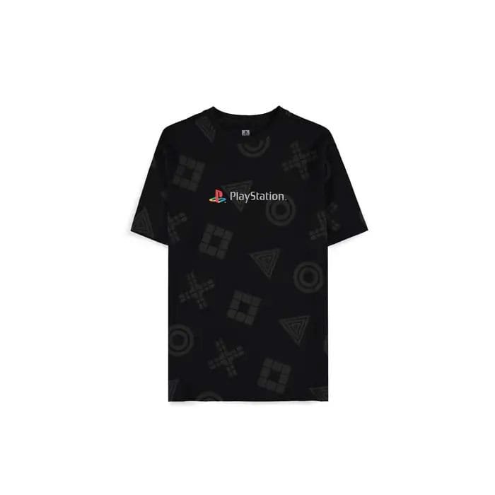 PlayStation T-Shirt Logo All Over Print - cat-vetements-textile