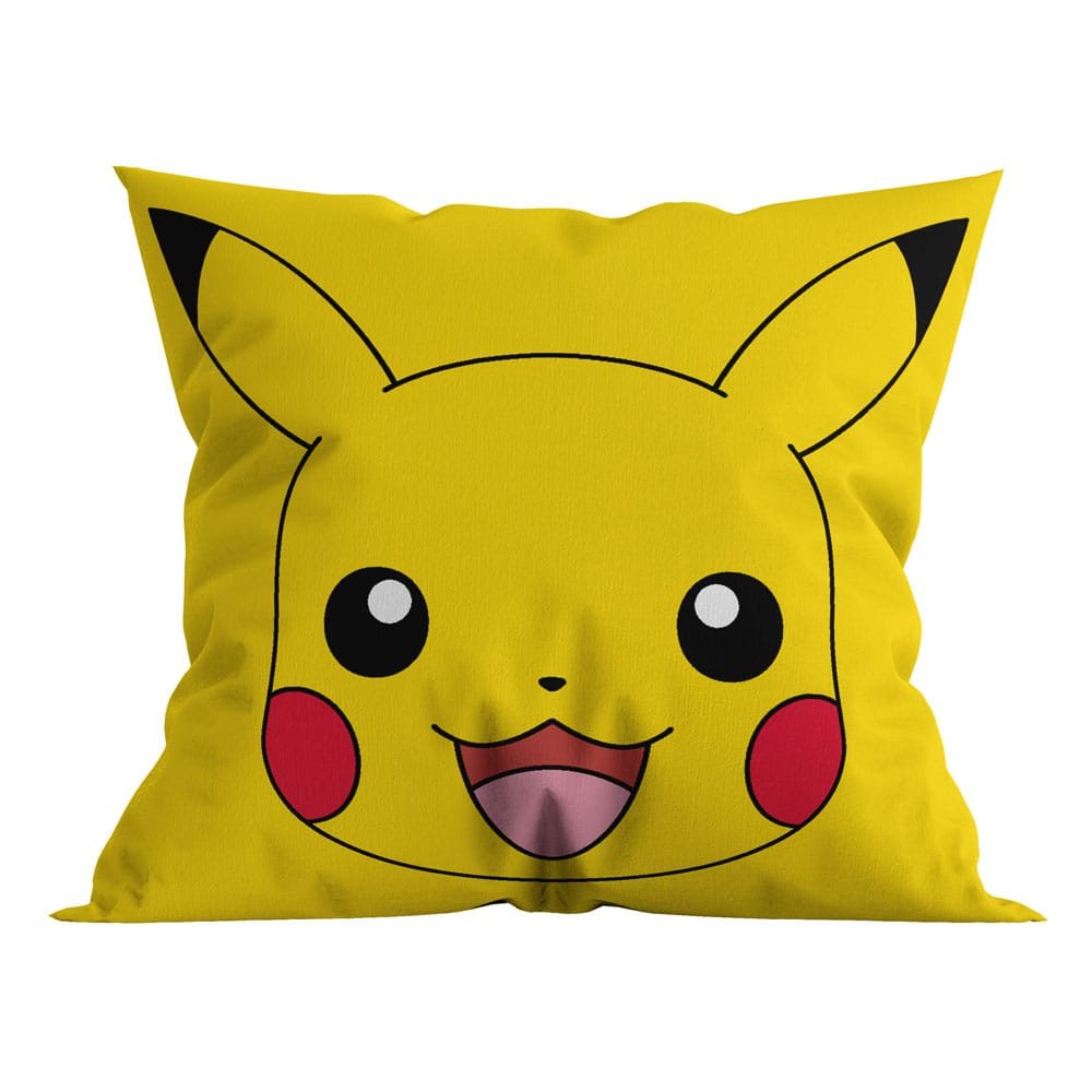 Pokémon coussin Pikachu´s Face 40 cm - type-coussins