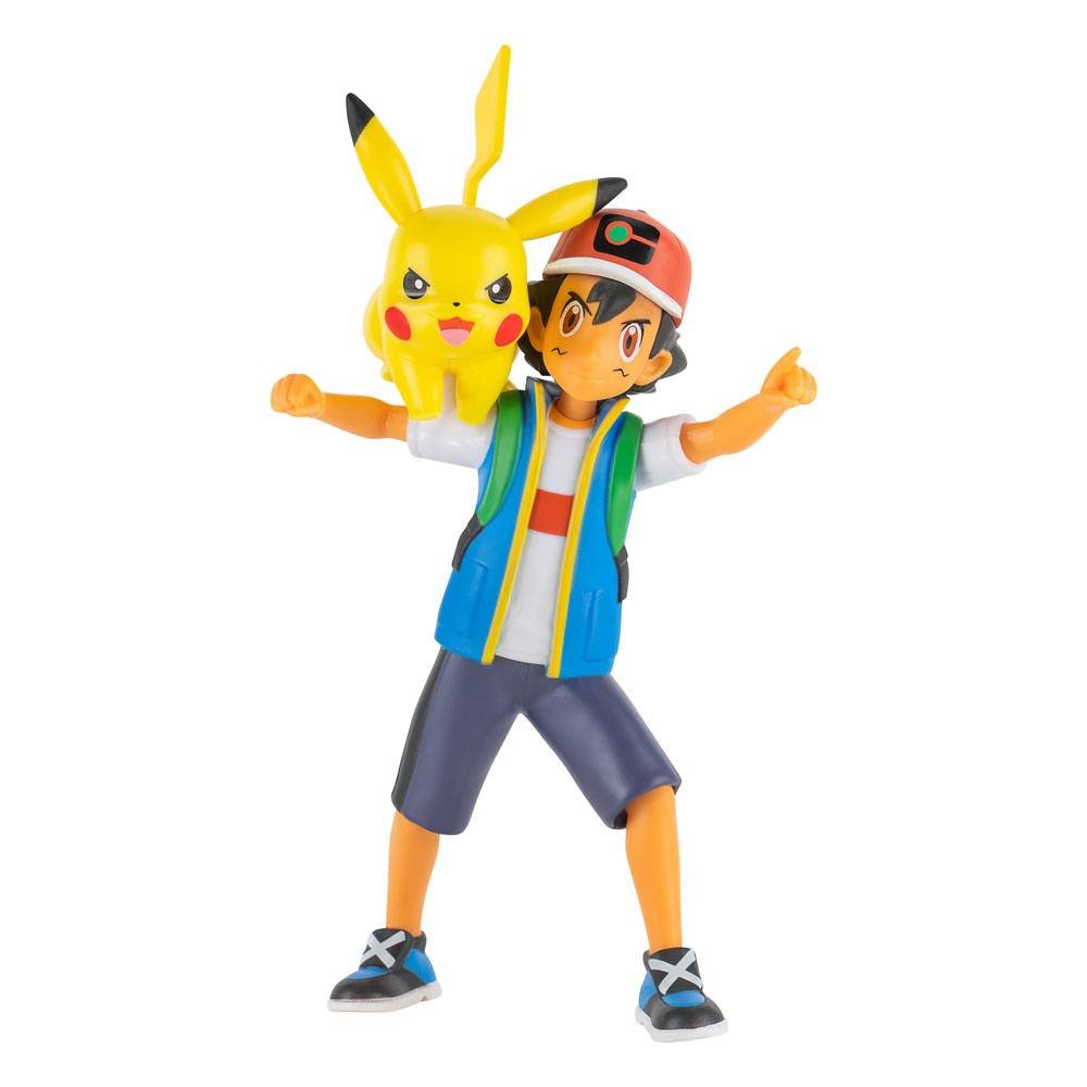 Pokémon figurines Battle Feature Ash & Pikachu 11 cm