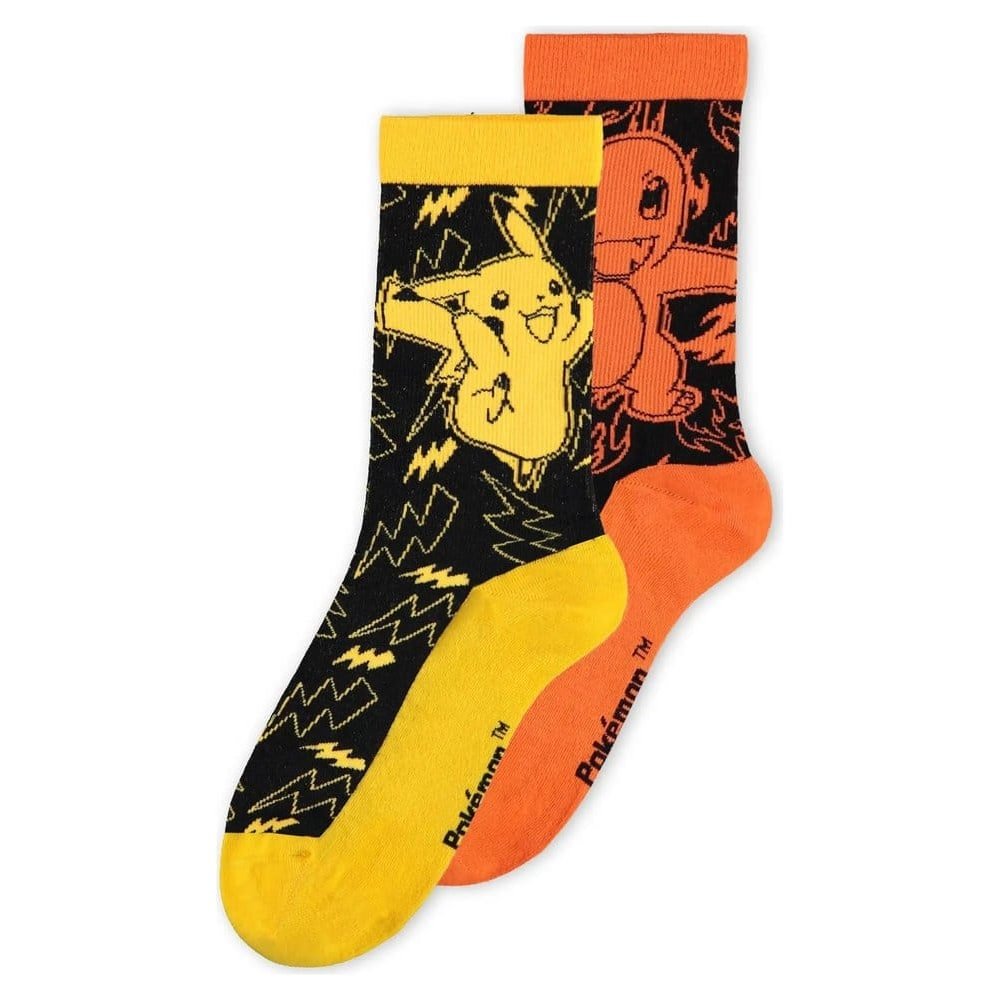 Pokémon pack 2 paires de chaussettes Crew 43-46