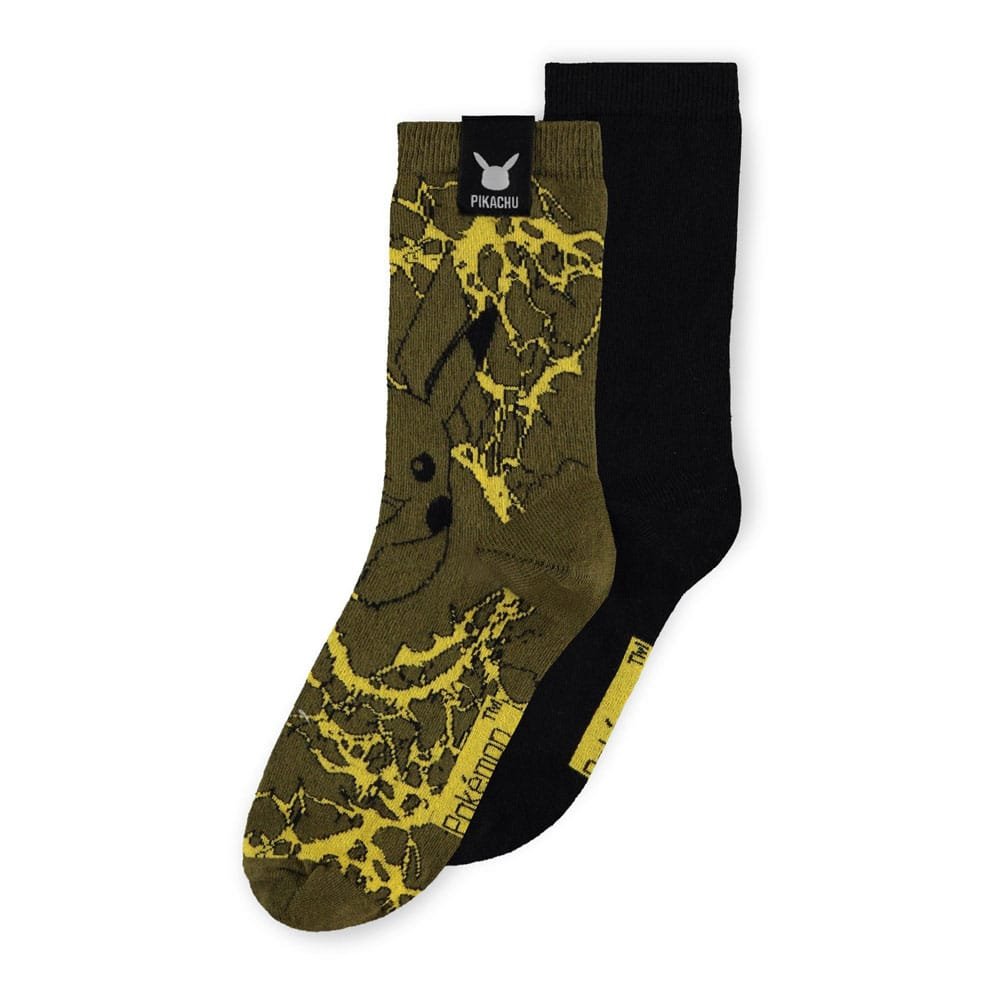 Pokémon pack 2 paires de chaussettes Pikachu 39-42
