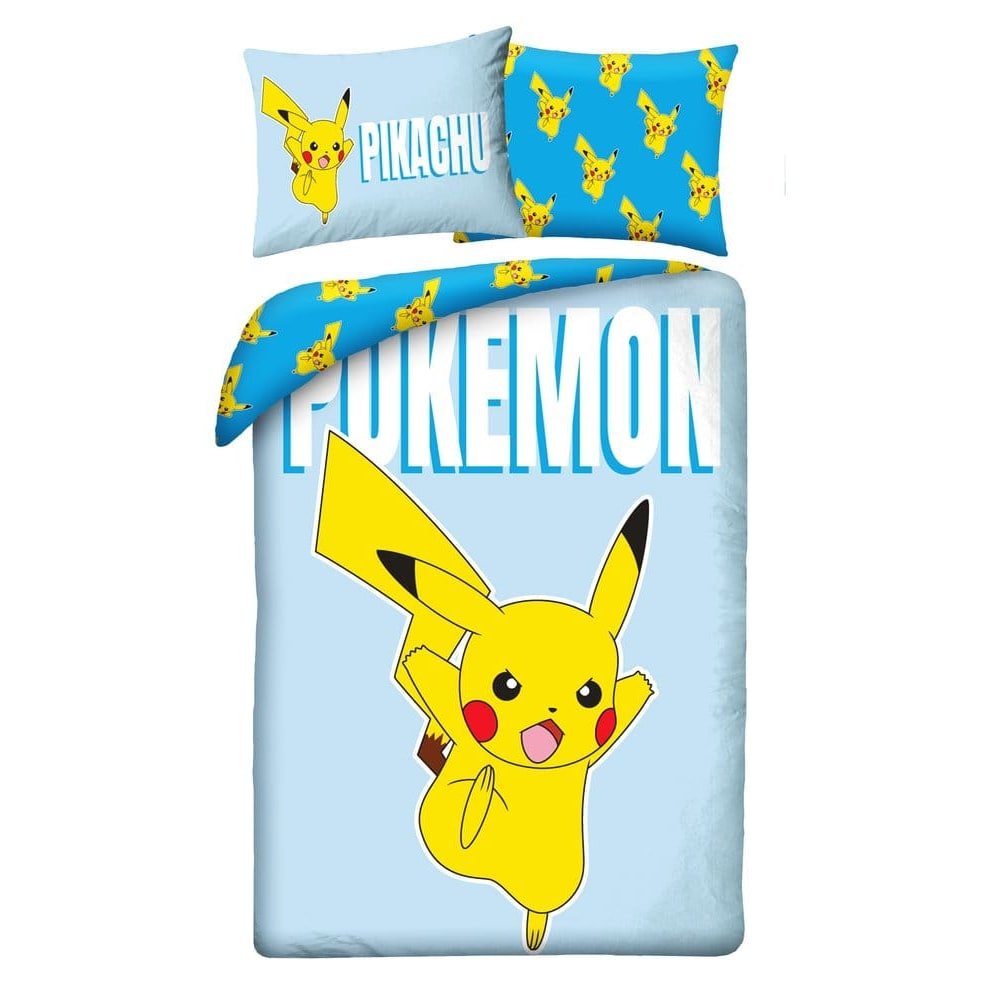 Pokémon parure de lit Ver. 16 140 x 200 cm / 70 x 90 cm - cat-deco-textile-maison