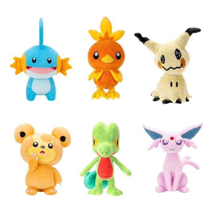 Pokémon peluche Version 22 20 cm assortiment (6)