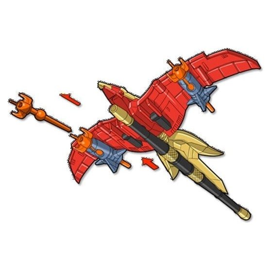 Power Rangers Thunderzord figurine Firebird