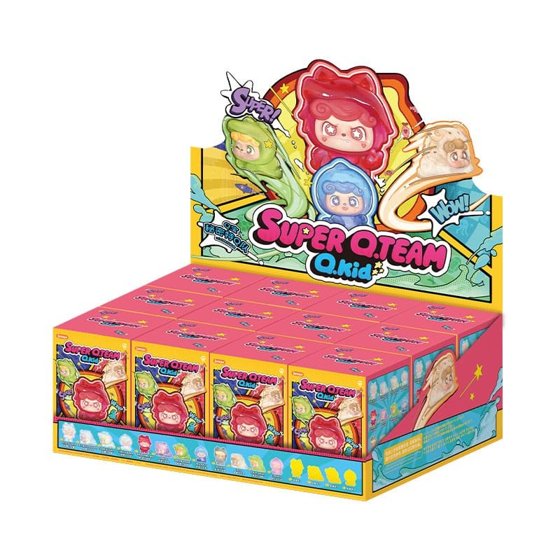QKid: Super Q. Team Mini Series Blind BoxFigurine 5 cm Display (12) - Q.Kid