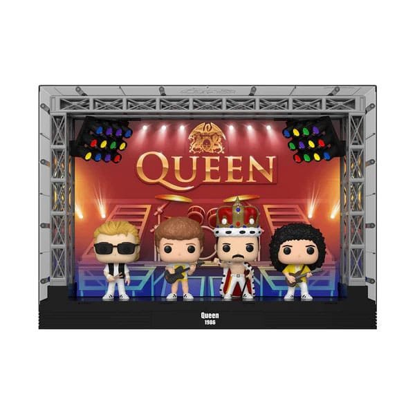 Queen pack 4 POP Moments Deluxe Vinyl figurines Wembley Stadium - Queen
