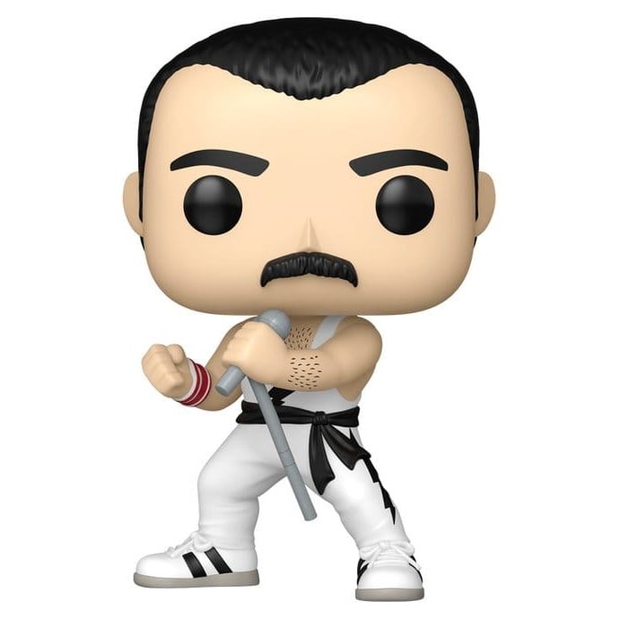 Queen POP! Rocks Vinyl figurine Freddie Mercury (white singlet) 9 cm - Queen