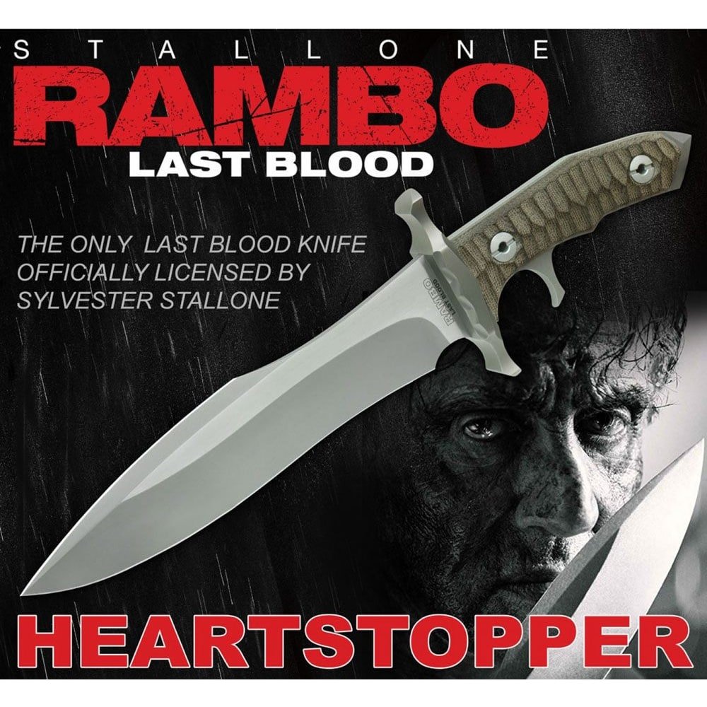 Rambo: Last Blood réplique 1/1 couteau Heartstopper 38 cm - Rambo