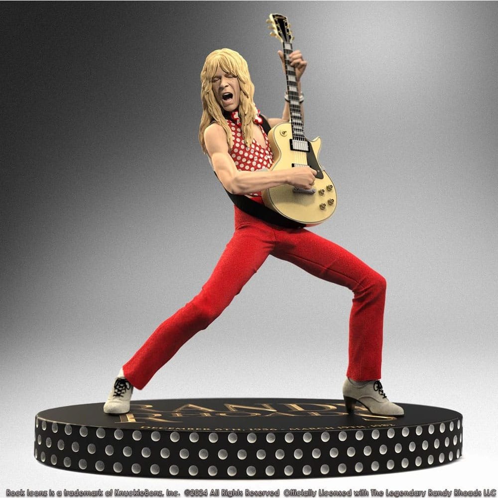 Randy Rhoads IV statuette Rock Iconz The Early Years Red Version 24 cm - Randy Rhoads