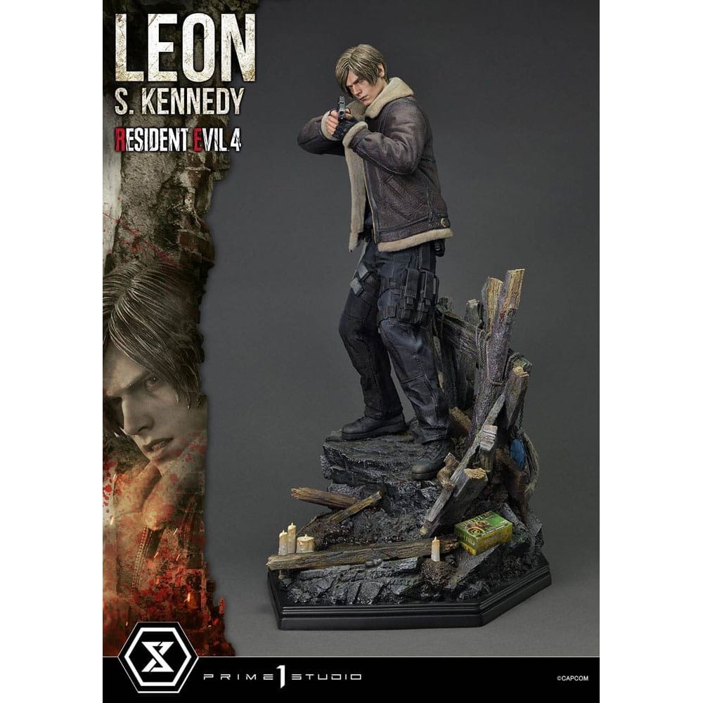 Resident Evil 4 statuette Ultimate Premium Masterline Series 1/4 Leon S. Kennedy - Resident Evil