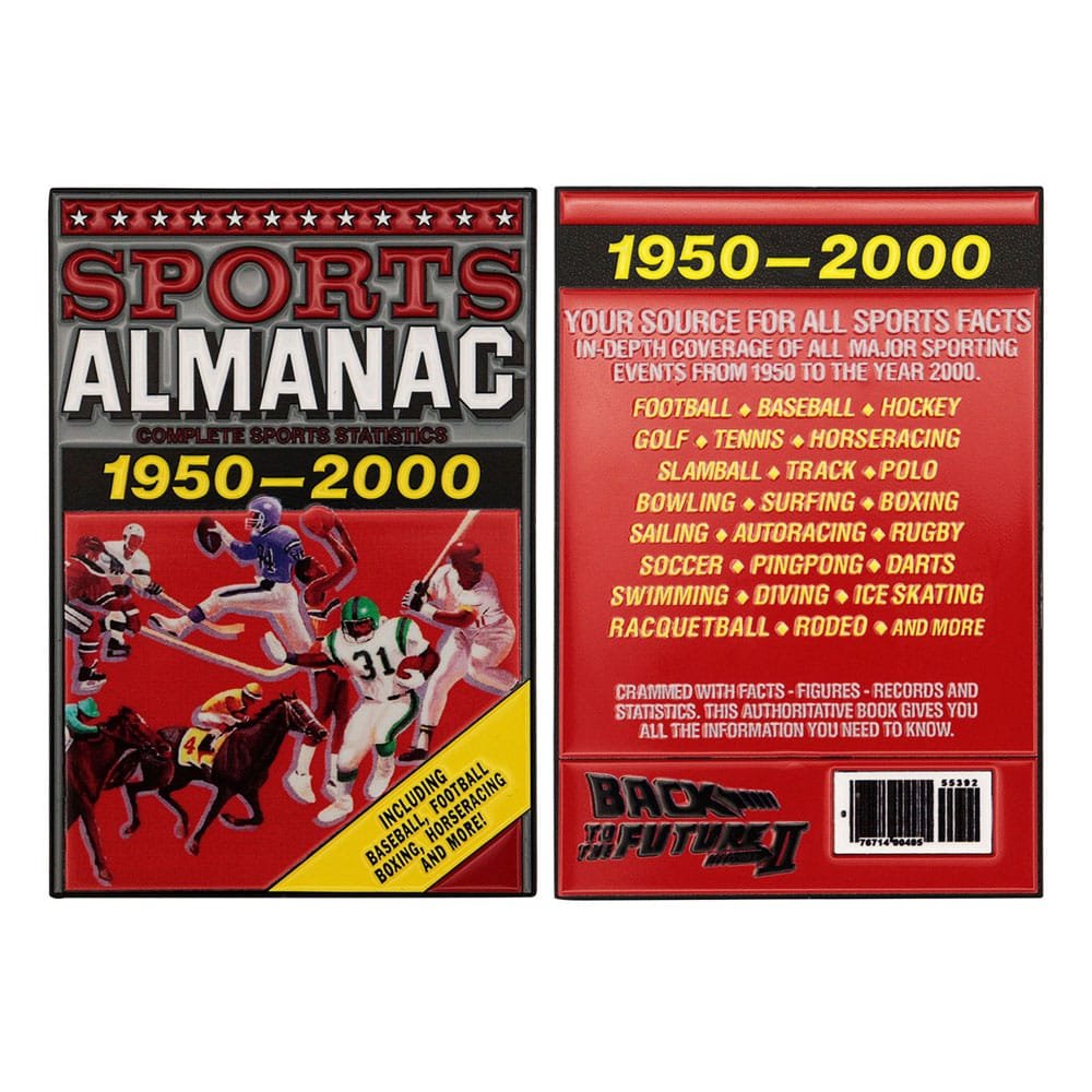 Retour vers le futur Lingot Sport Almanac Limited Edition - type-pieces-de-monnaie