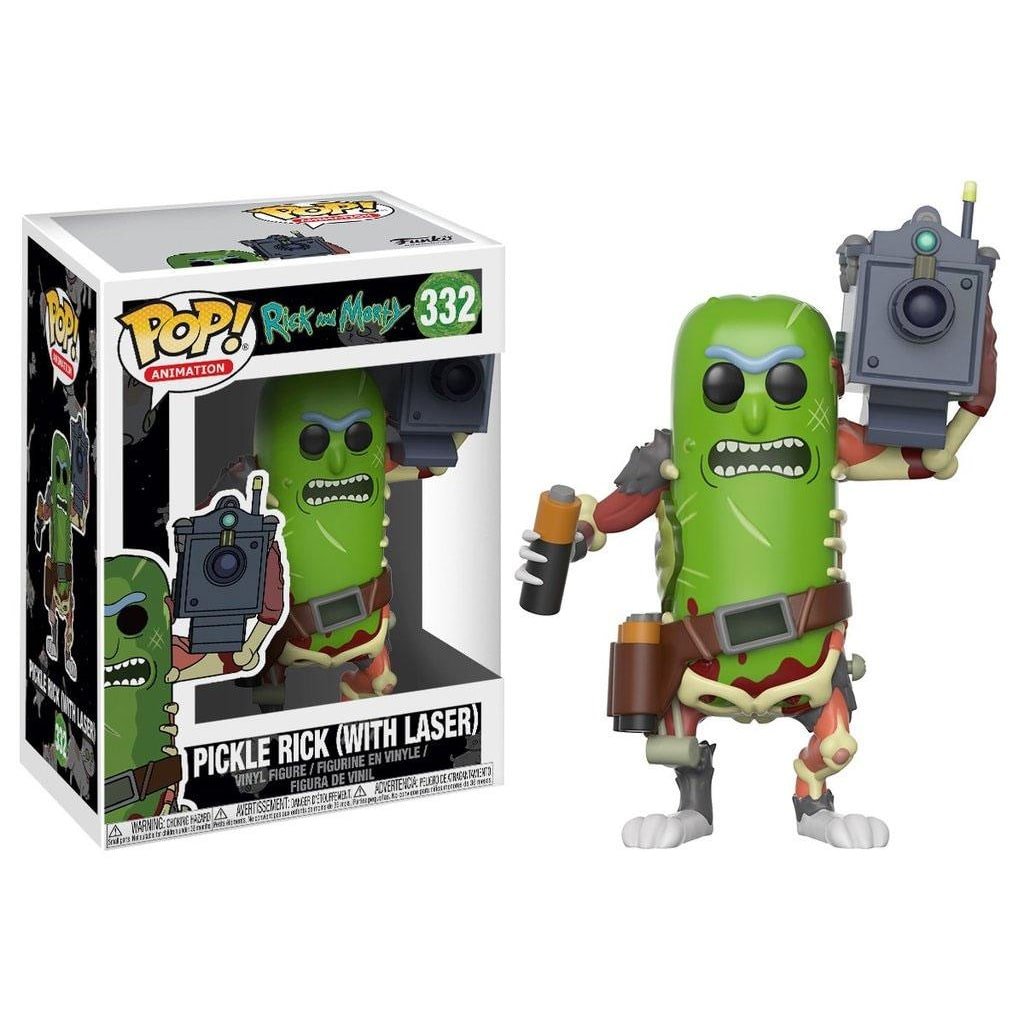 Rick et Morty Figurine POP! Animation Vinyl Pickle Rick with Laser 9 cm - Rick et Morty