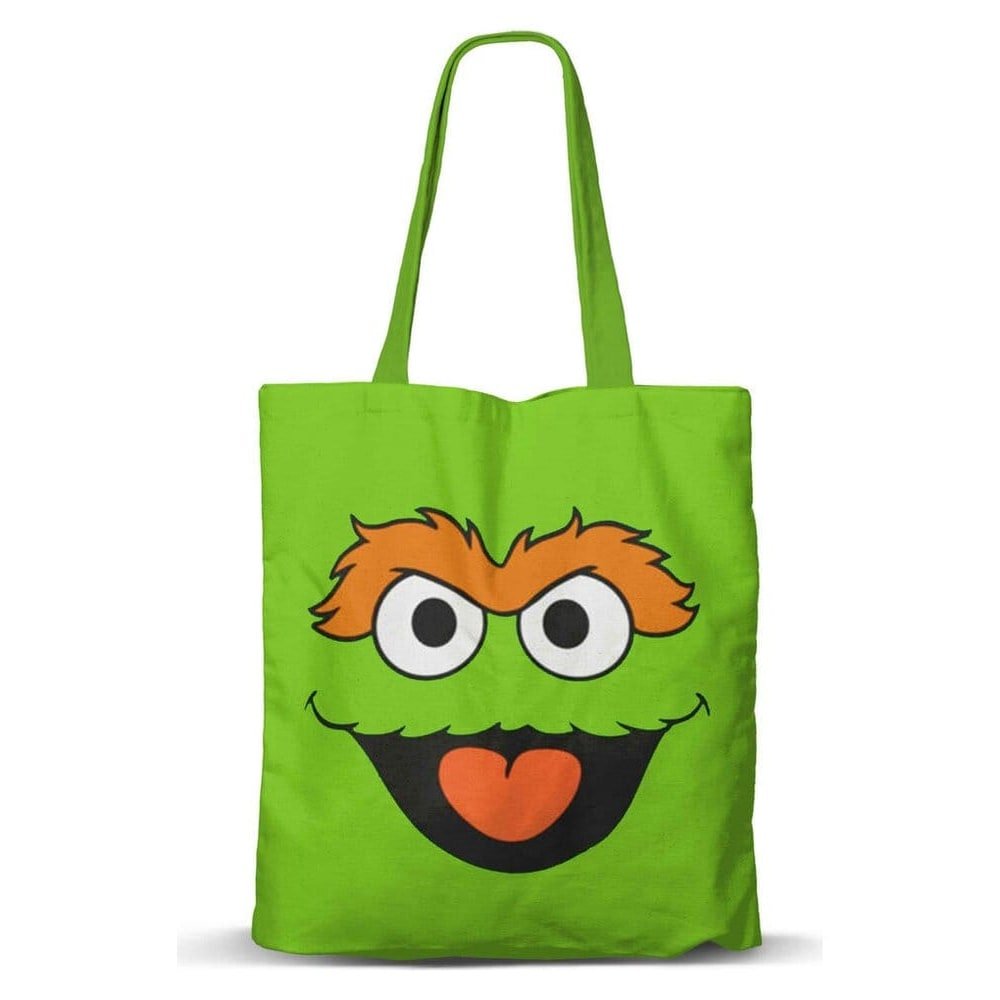 Sac de courses FAN Visage d'Oscar le grincheux