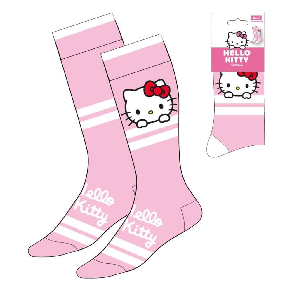 Sanrio chaussettes Hello Kitty Stripes 36-43 - type-chaussures-chaussettes
