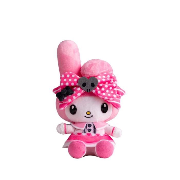 Sanrio peluche My Melody Pink Black Party Anniversary Edition L 22 cm - cat-peluches