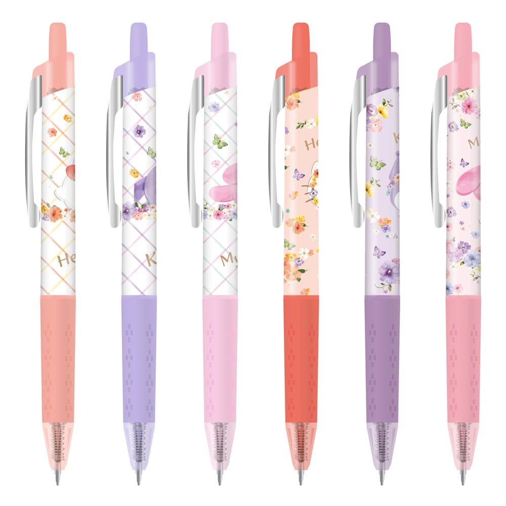 Sanrio présentoir stylos à bille à encre gel Premium Hello Kitty & Friends (24) - cat-papeterie-librairie
