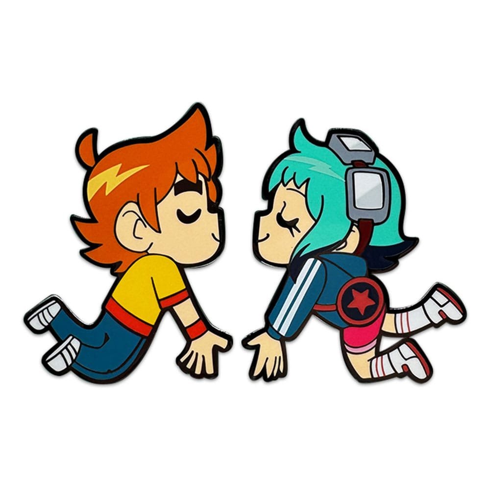 Scott Pilgrim pin Scott & Ramona Kissing 5 cm - Scott Pilgrim