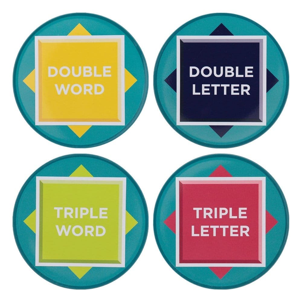 Scrabble pack 4 sous-verres