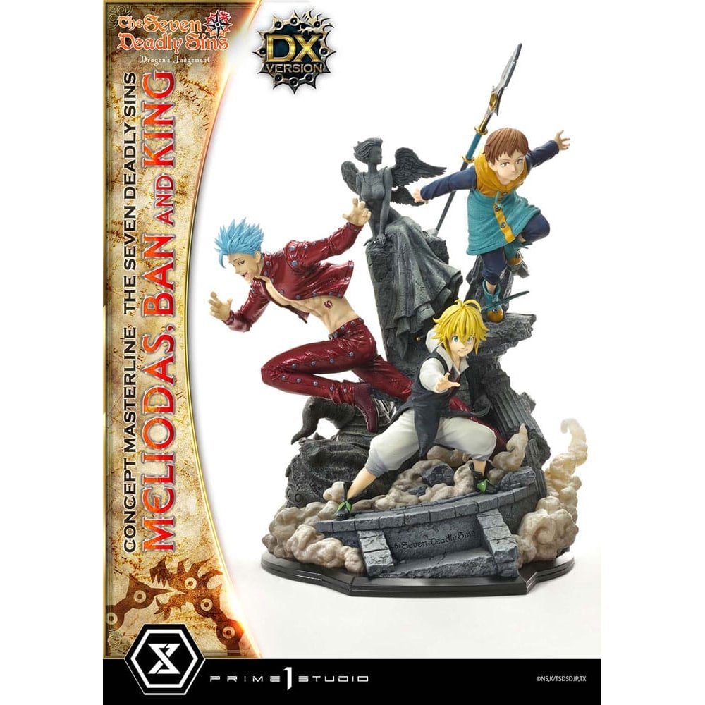 Seven Deadly Sins Concept Masterline Meliodas, Ban and King 55 cm - seven-deadly-sins - Statuettes