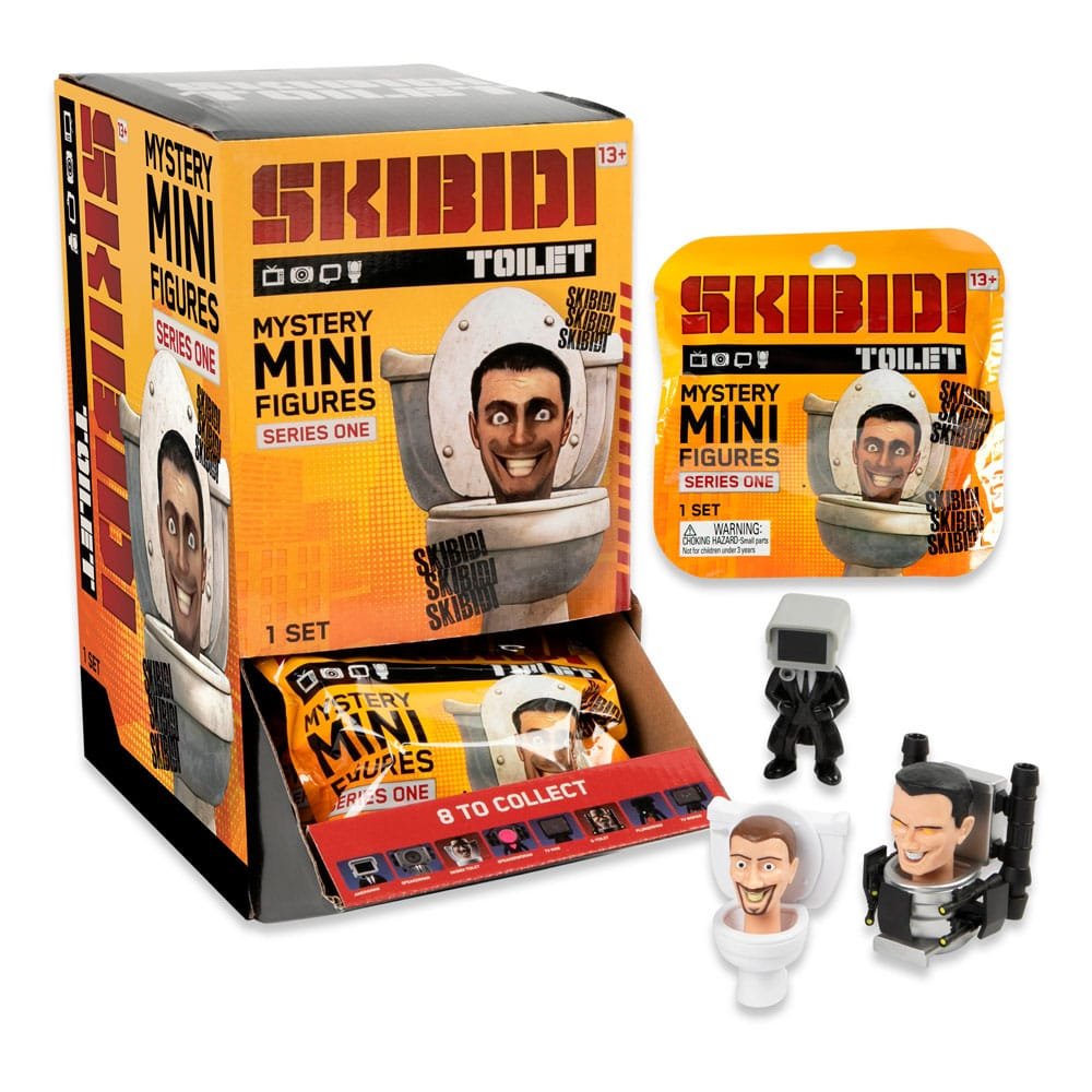 Skibidi Toilet présentoir mini-figurines Series 1 6 cm (24) - Skibidi Toilet