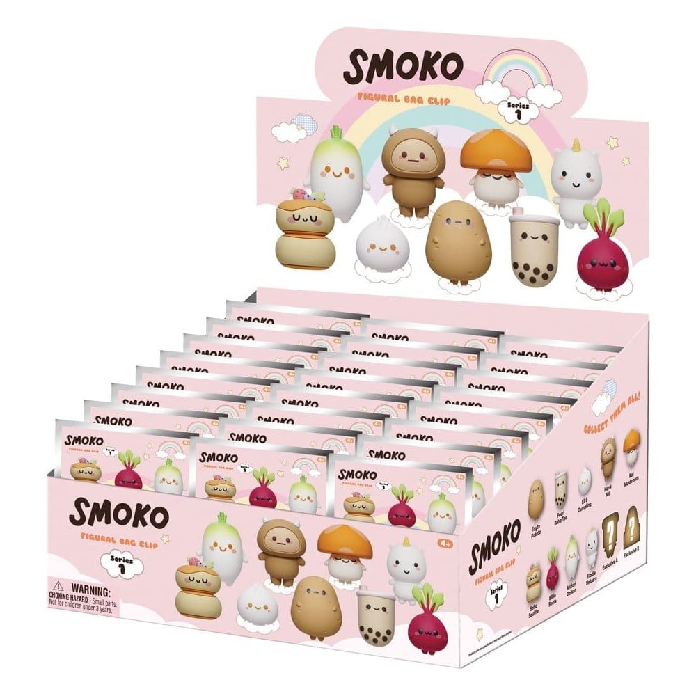 Smoko 3D présentoir porte-clés Série 1 (24)