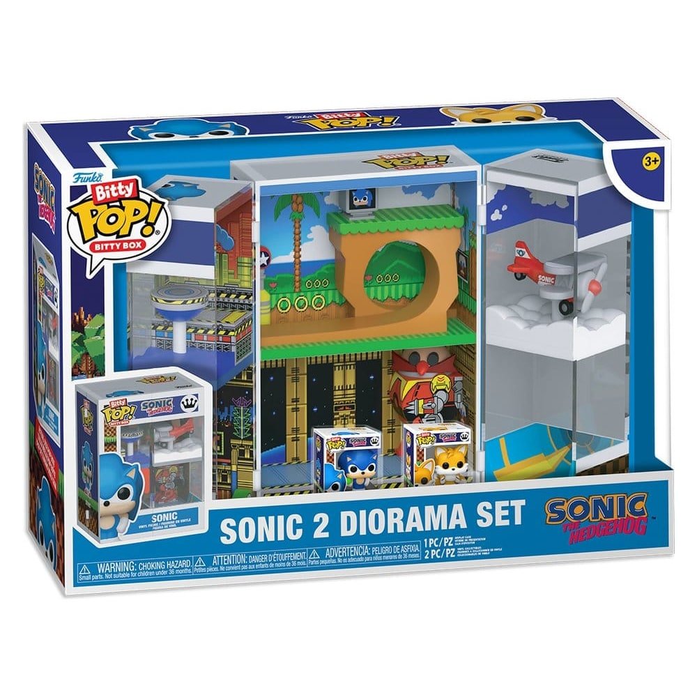 Sonic 2 Bitty POP! Boxes Vinyl figurine Diorama Set
