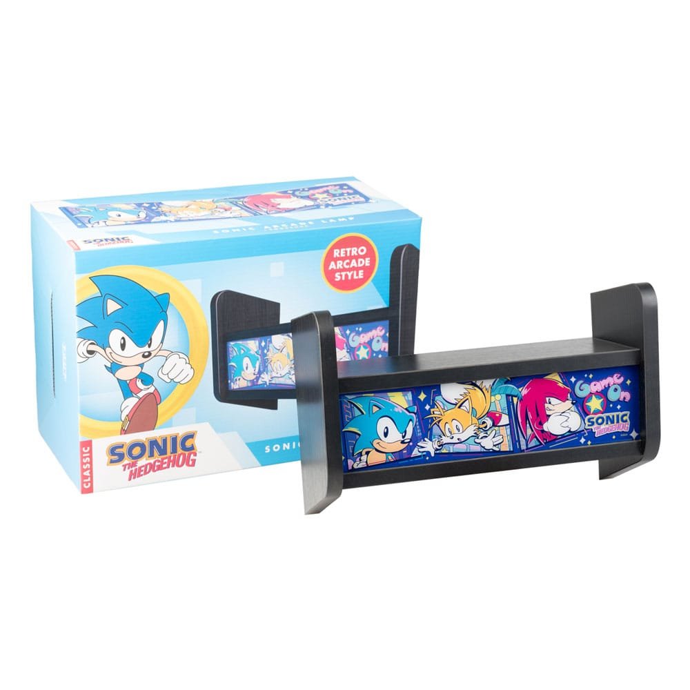 Sonic The Hedgehog lampe avec USB-C Arcade
