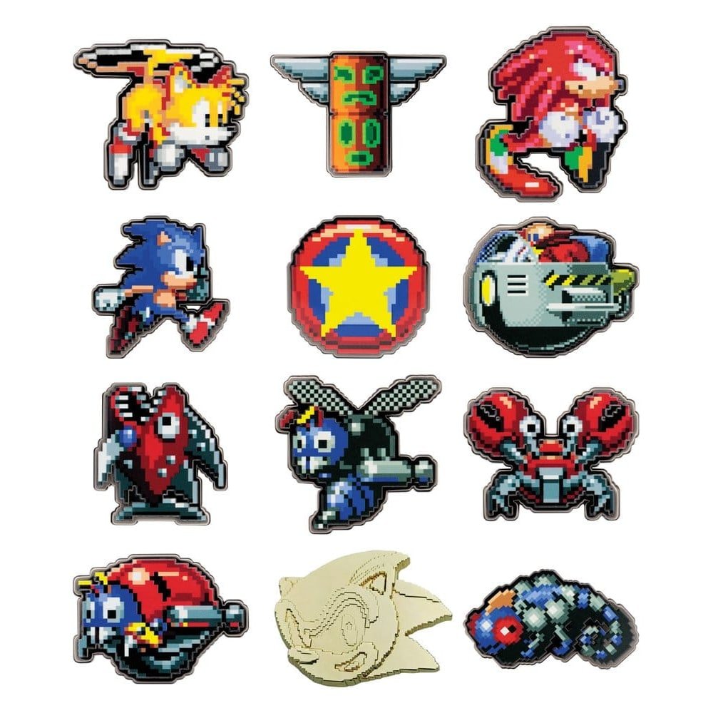 Sonic The Hedgehog présentoir boîte-mystère Mystery Pin's (12)