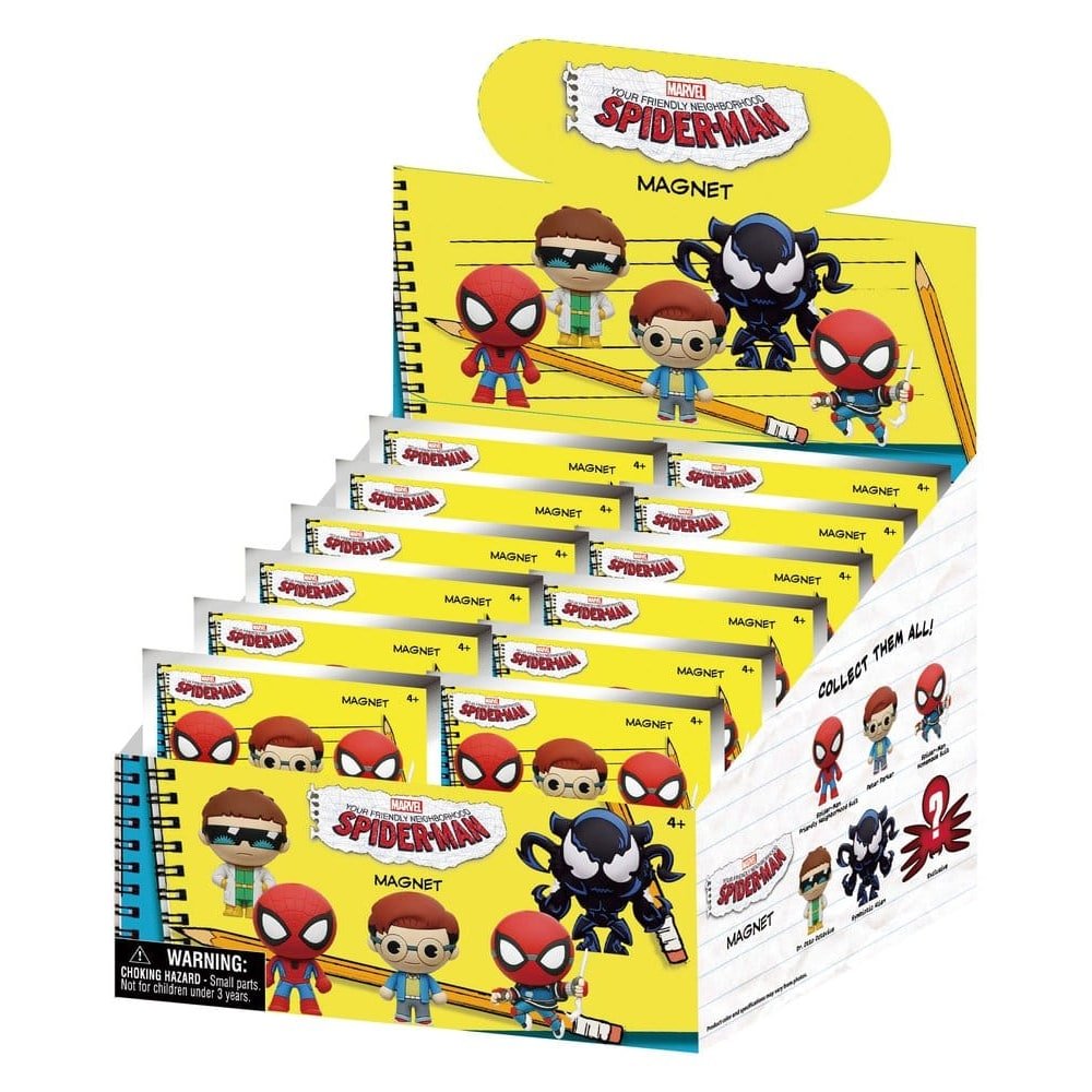 Spider-Man Blind pack aimants Display (12) - type-aimants