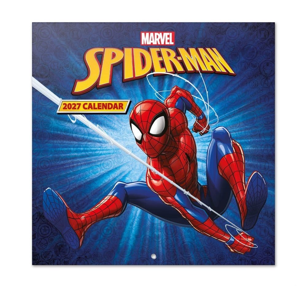 Spider-Man Calendrier mural 2027 30 x 30 cm - type-calendriers
