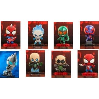 Spider-Man présentoir boîte-mystère figurines mini Cosbi 8 cm (8) - fig-mini-figurines