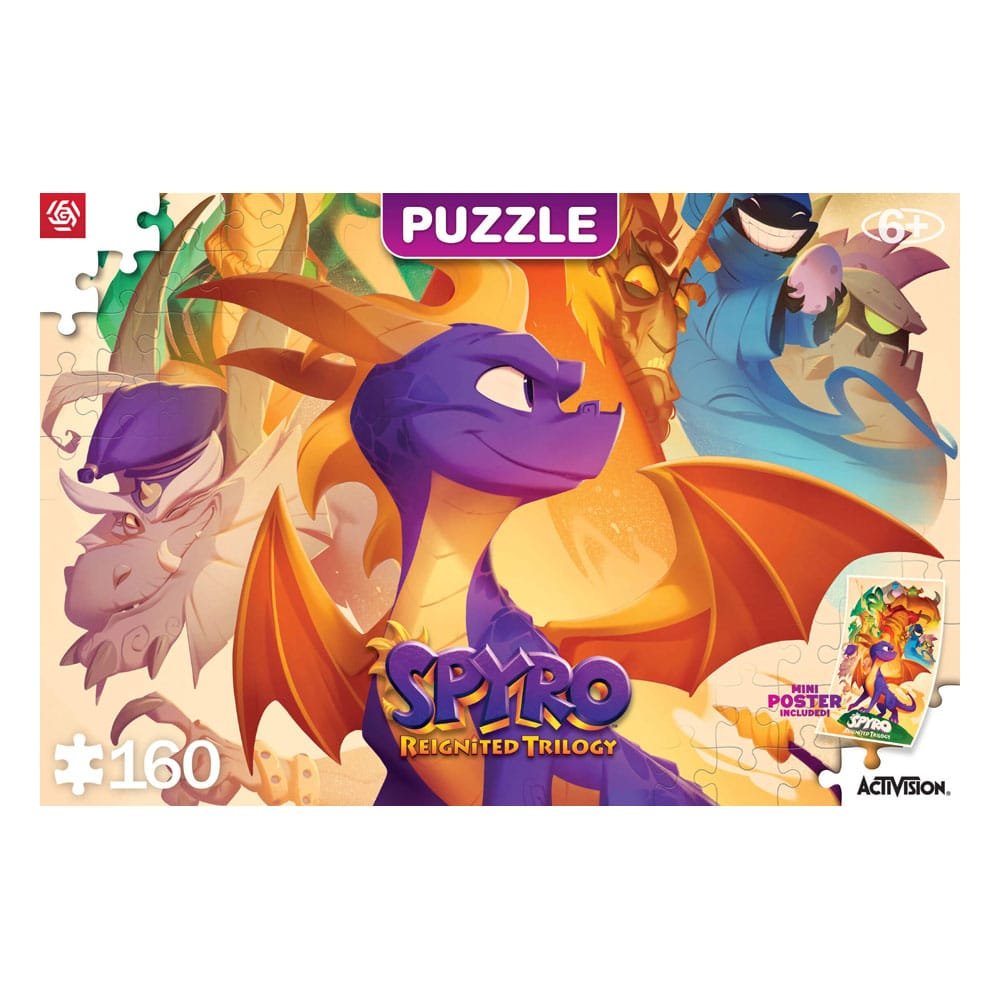 Spyro Reignited Trilogy puzzle Kids Heroes (160 pièces) - Spyro the Dragon