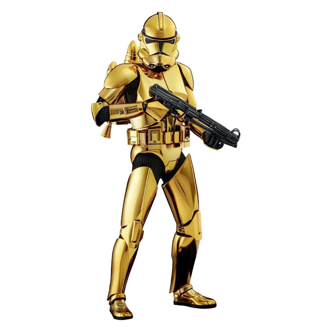 Star Wars figurine 1/6 Clone Trooper (Gold Chrome Version) Exclusive 30 cm - star-wars - Goodies