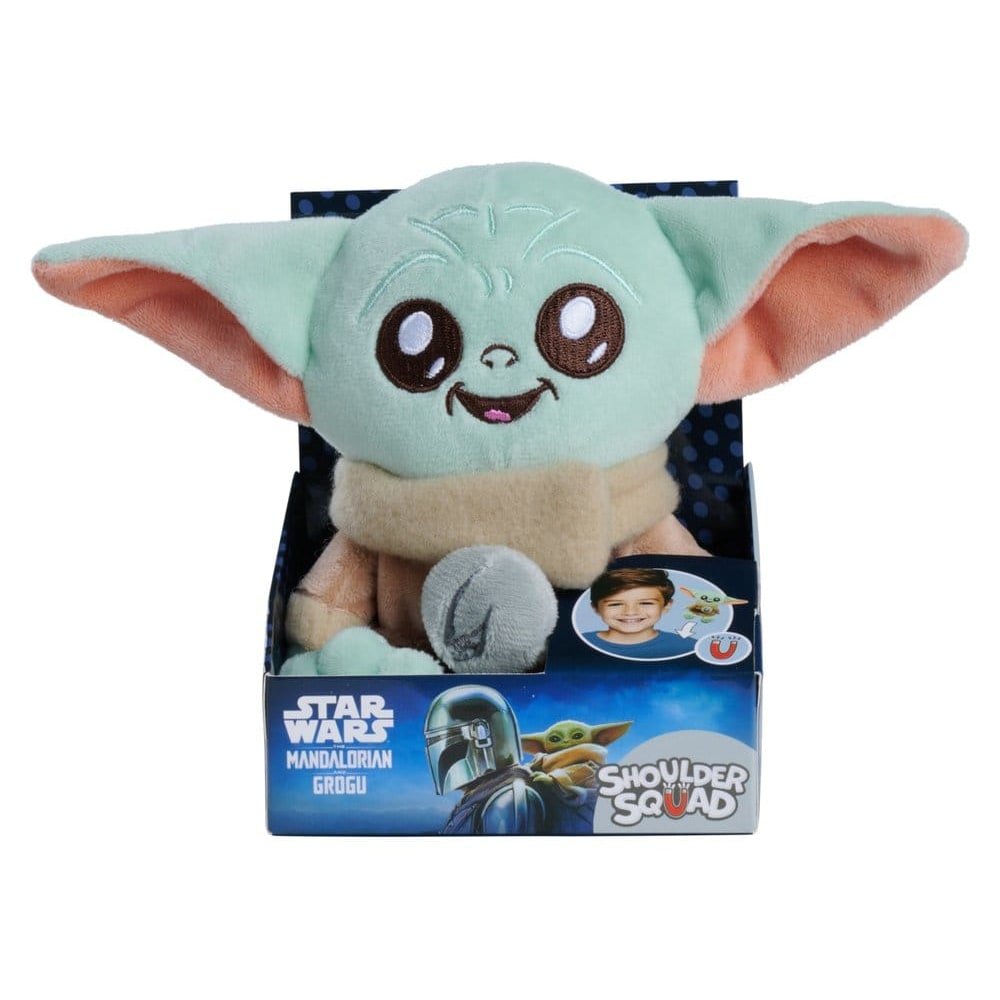 Star Wars Mandalorian Grogu peluche d'épaule 13 cm