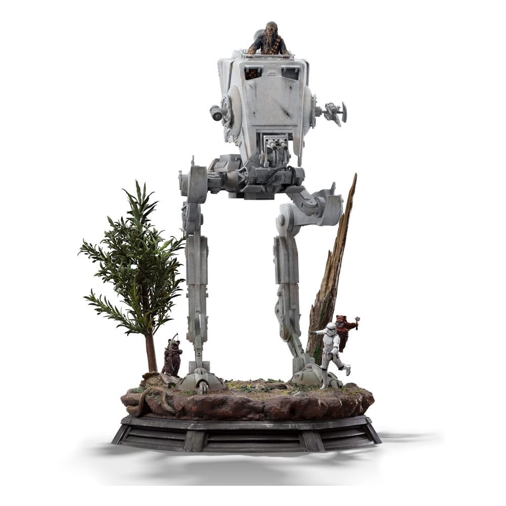 Star Wars statuette 1/20 Demi Art Scale AT-ST and Chewbacca 53 cm - star-wars - Goodies