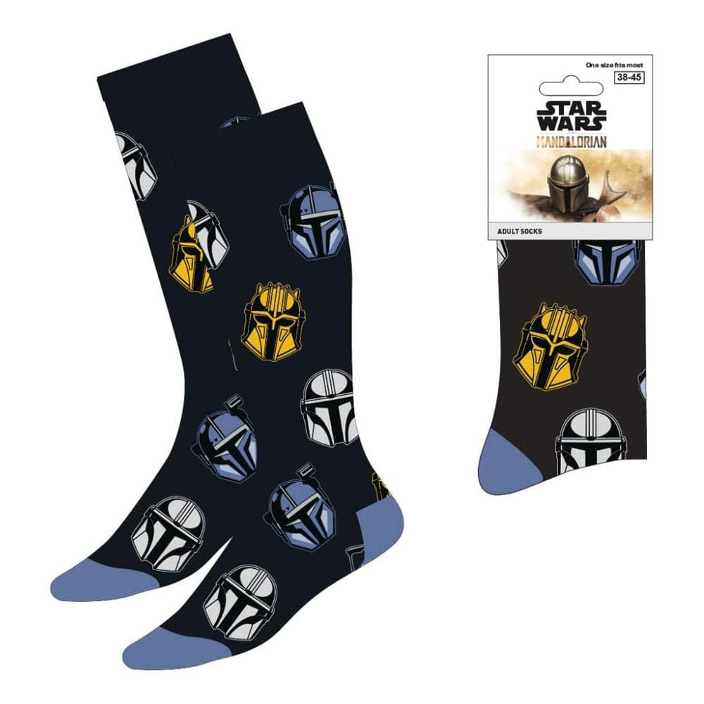 Star Wars: The Mandalorian chaussettes Helmets 38-45 - type-chaussures-chaussettes