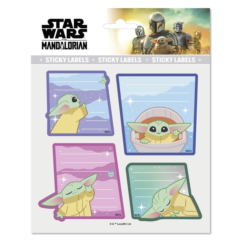 Star Wars: The Mandalorian étiquettes autocollantes premium Grogu - type-patches-stickers