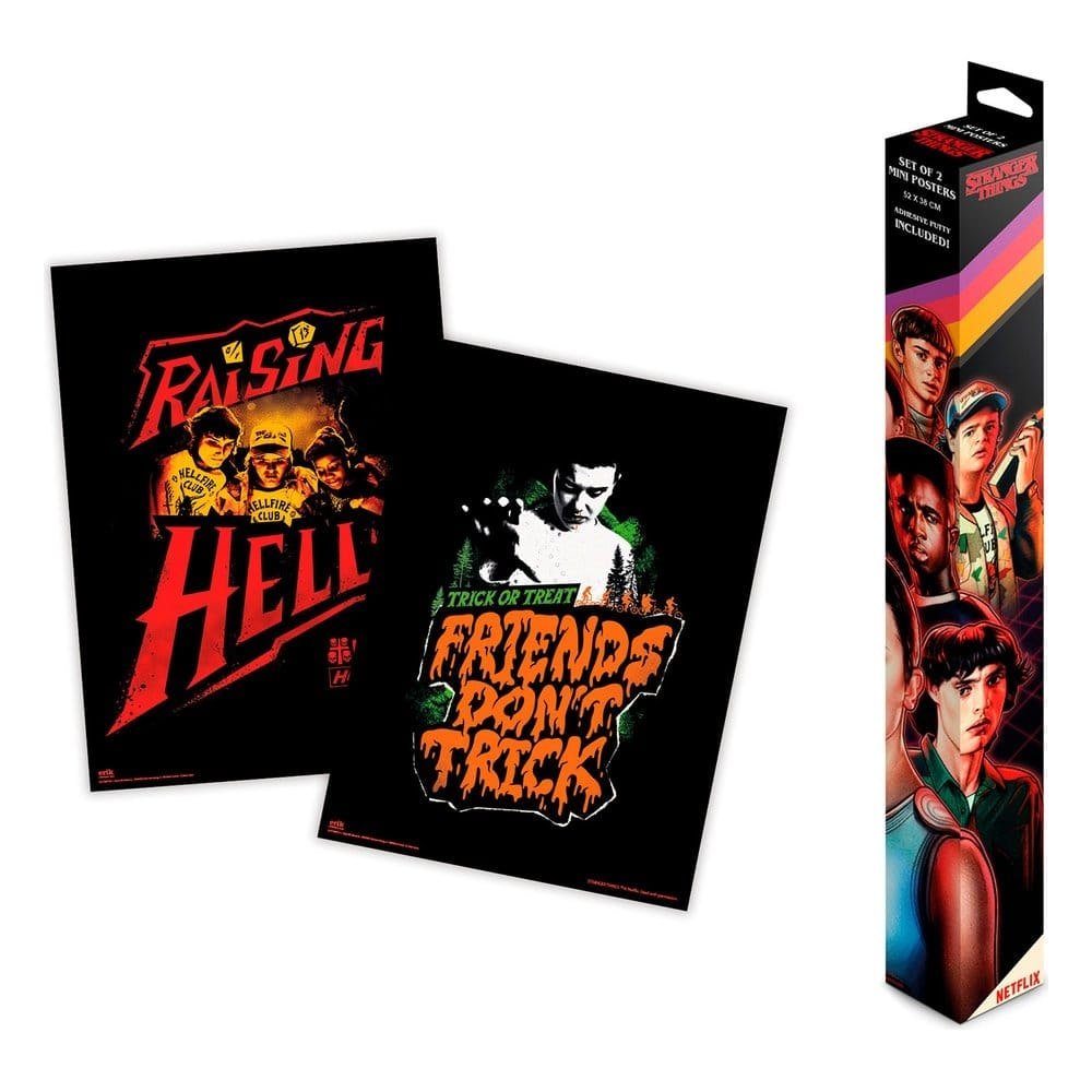 Stranger Things mini poster Set de 2