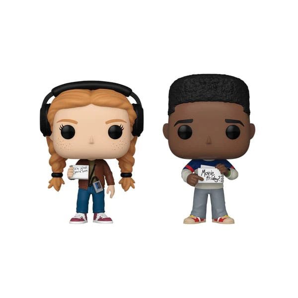 Stranger Things pack 2 POP! Animation Vinyl figurines Max & Lucas 9 cm - Stranger Things