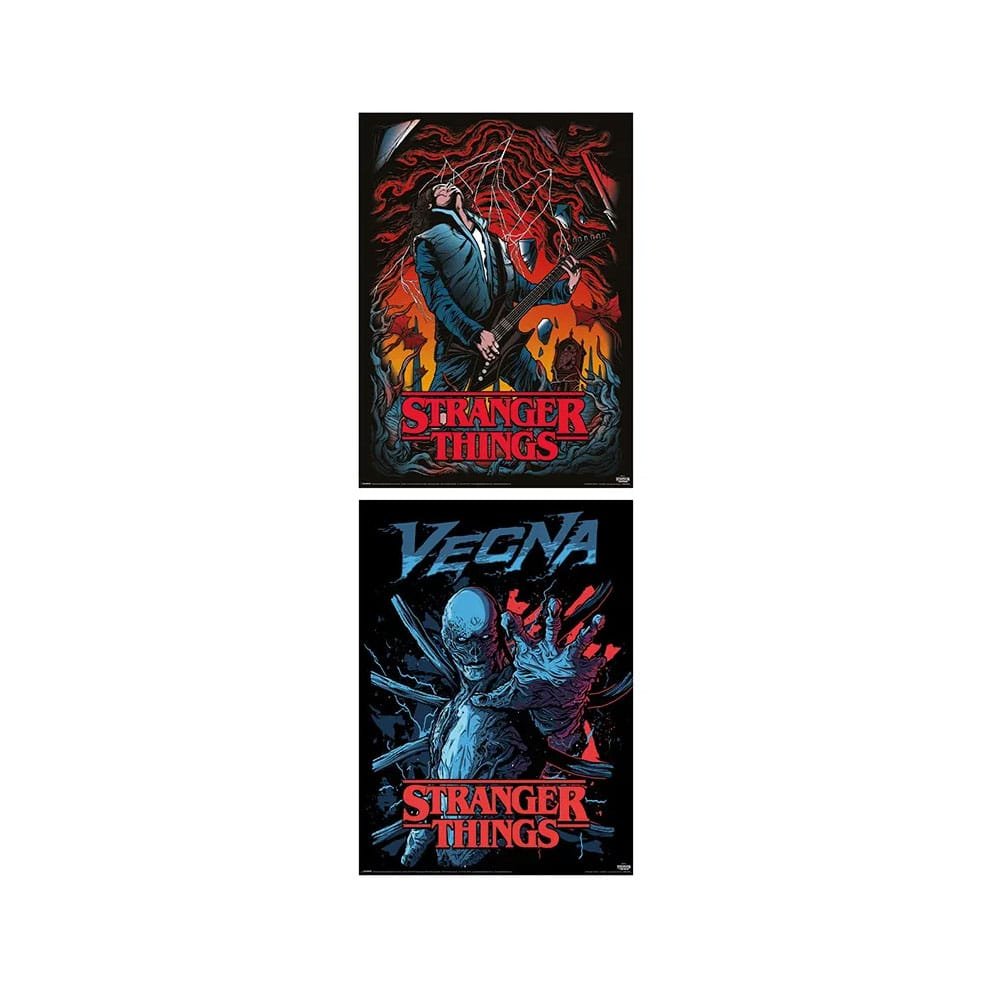 Stranger Things pack 2 posters 38 x 52 cm