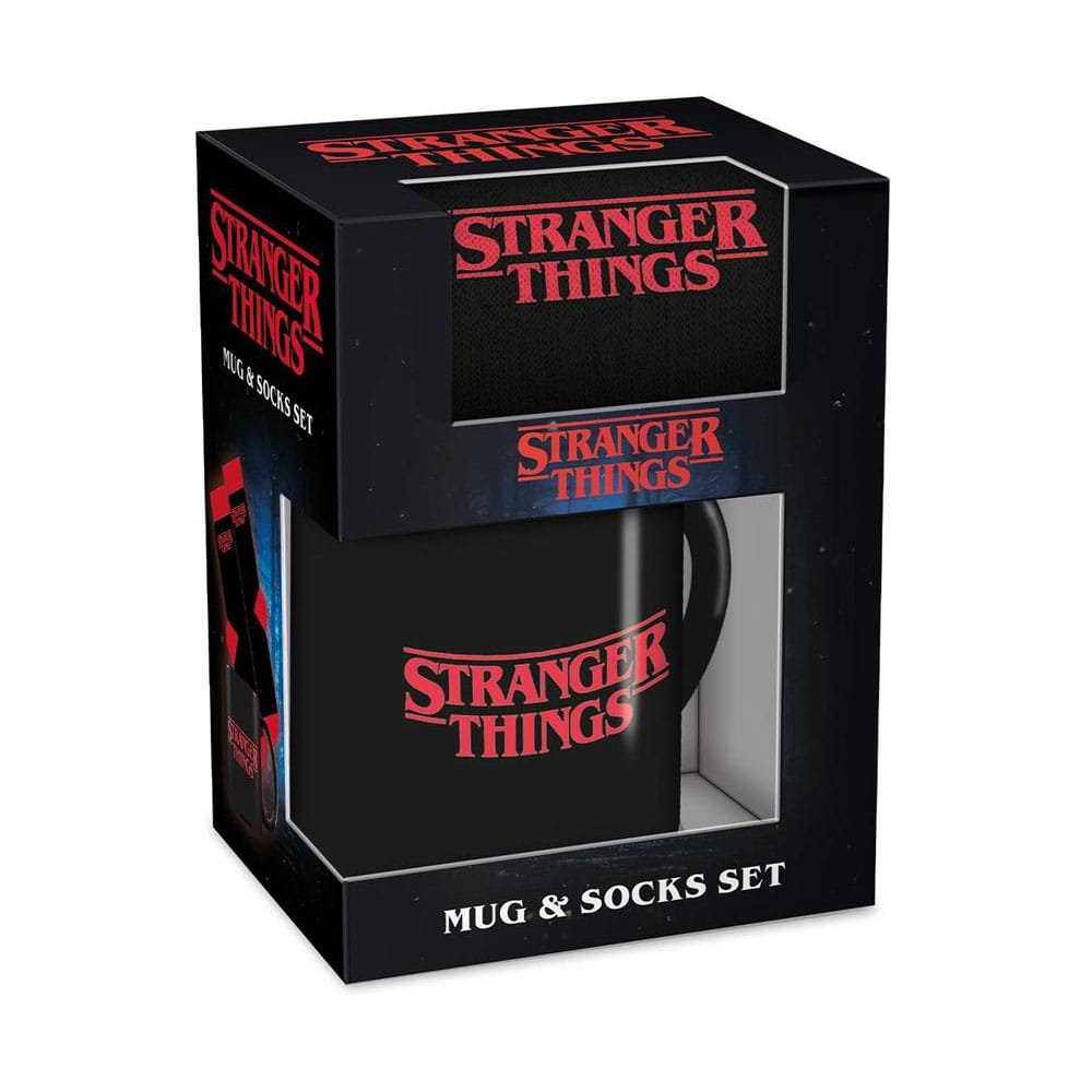 Stranger Things set mug & chaussettes Logo
