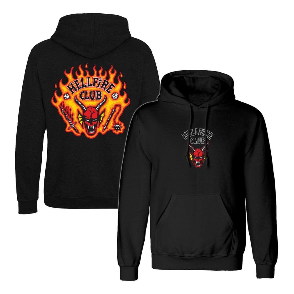 Stranger Things sweater à capuche Hellfire Club Flames