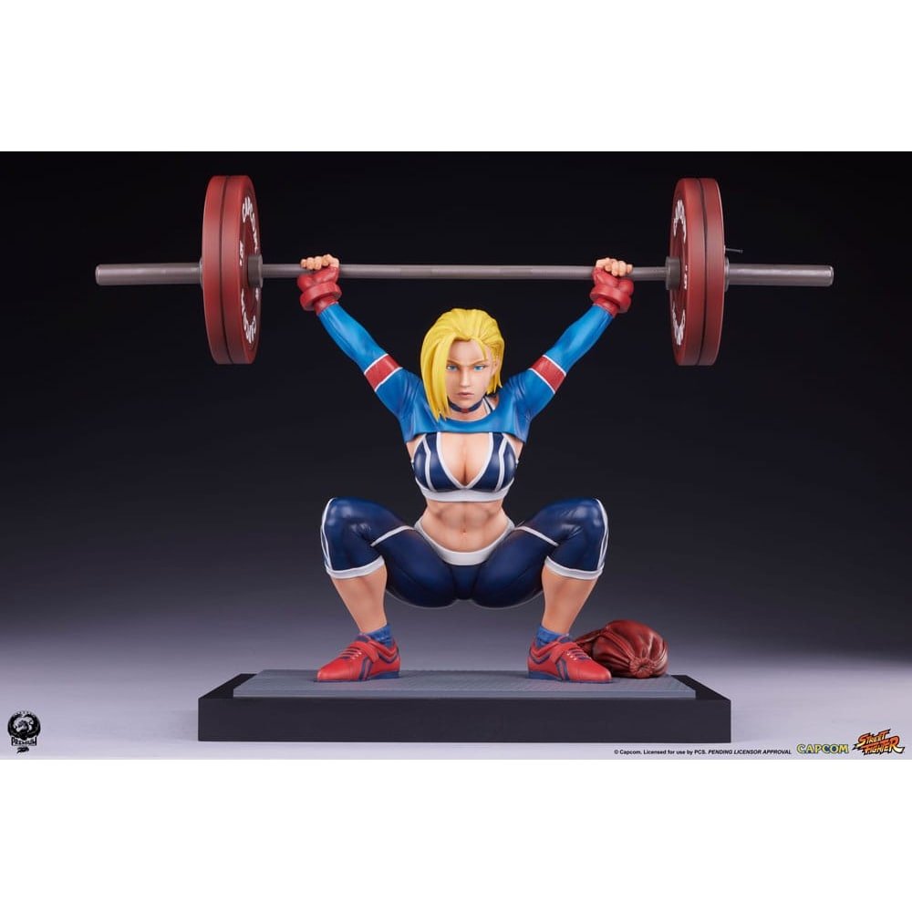 Street Fighter statuette Premier Series 1/4 Cammy: Powerlifting SF6 41 cm - Street Fighter