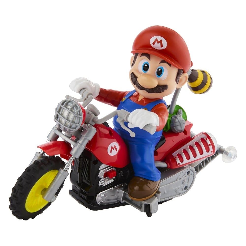 Super Mario Galaxy, le film Hot Wheels véhicule radiocommandé Mario Wheelie Moto - super-mario - Goodies