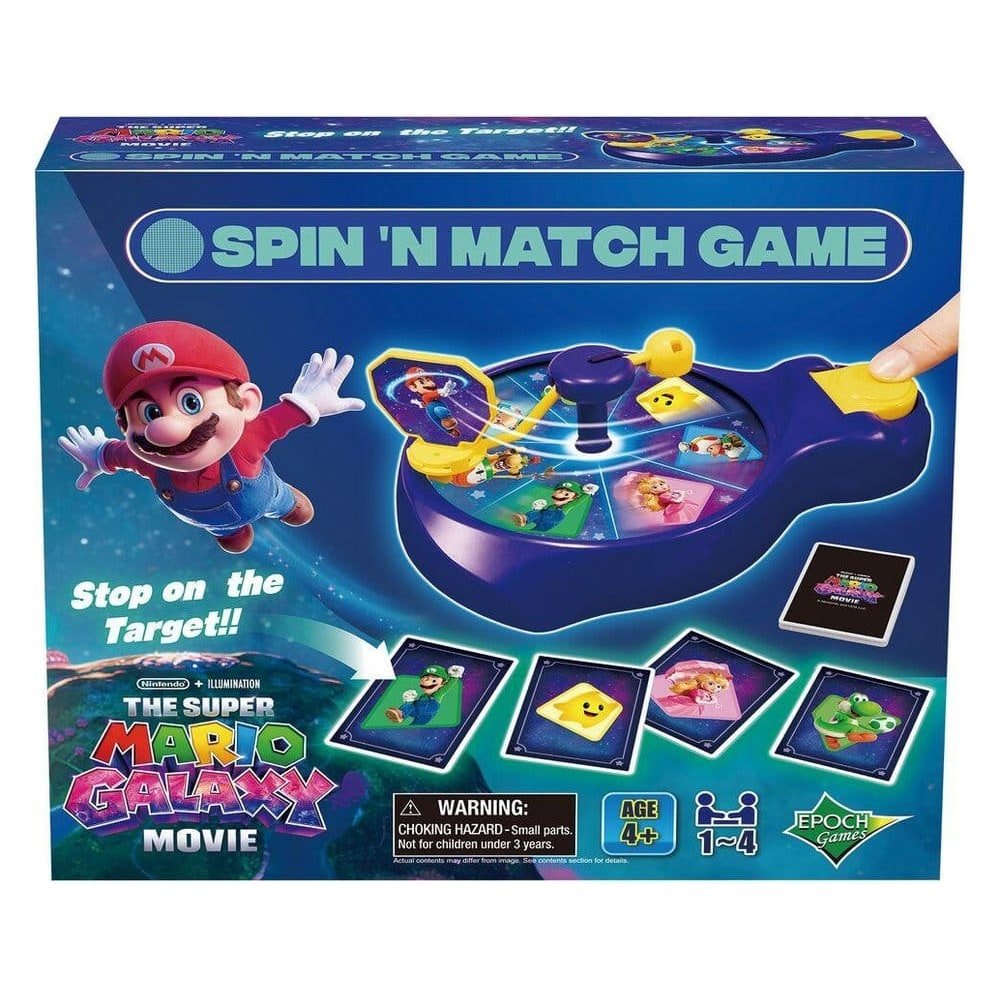 Super Mario jeu Galaxy Movie Spin'n Match